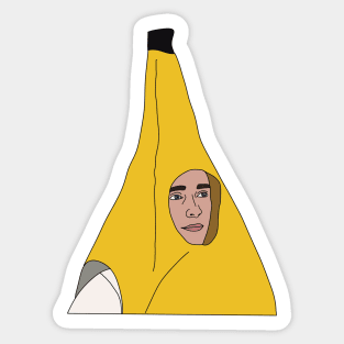 Charles Leclerc Banana Sticker